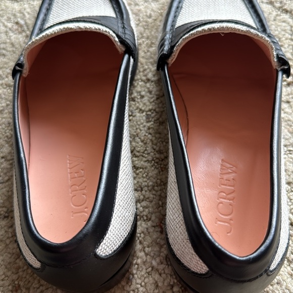 J. Crew Winona Penny Loafers in Spanish Canvas - Picture 5 of 8